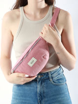 Belt Bag Sunrise Wouf Roze denim line WC240020-vue-porte